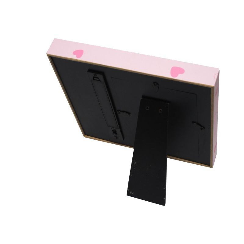 Rama foto Cute Baby, iluminata LED, format foto 10X15, metalica Roz - imagine 12