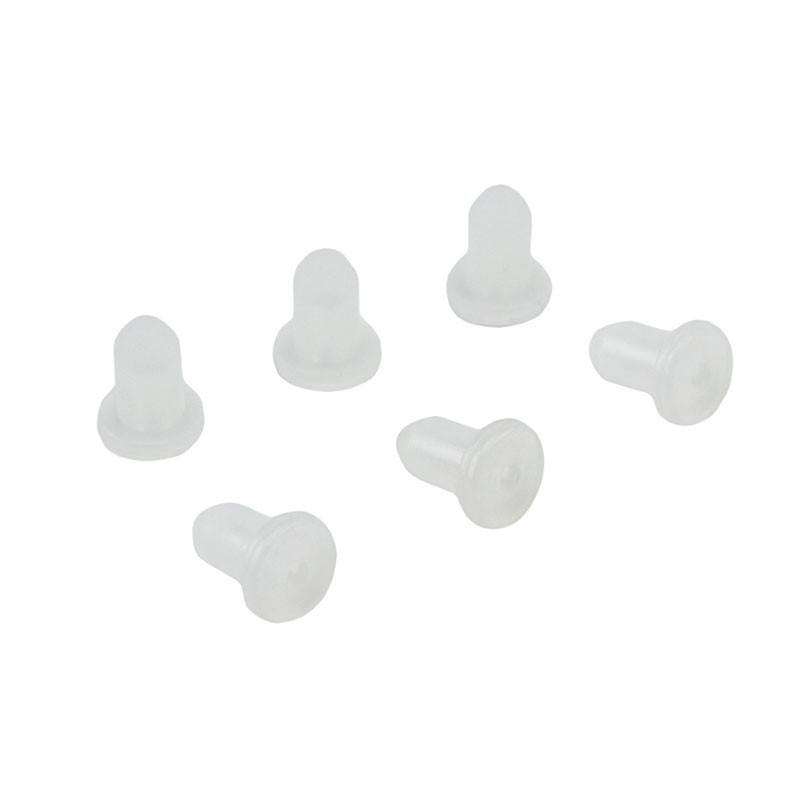 Dopuri pentru cartuse reincarcabile, silicon alb, 8 mm, set 6 bucati cartuseria.ro