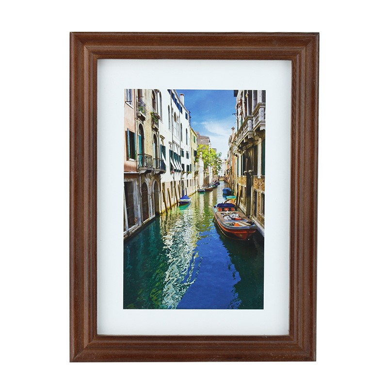 Rama foto Green Ocean, format 13x18 cm, cadru lemn, suport birou Albastru - imagine 8
