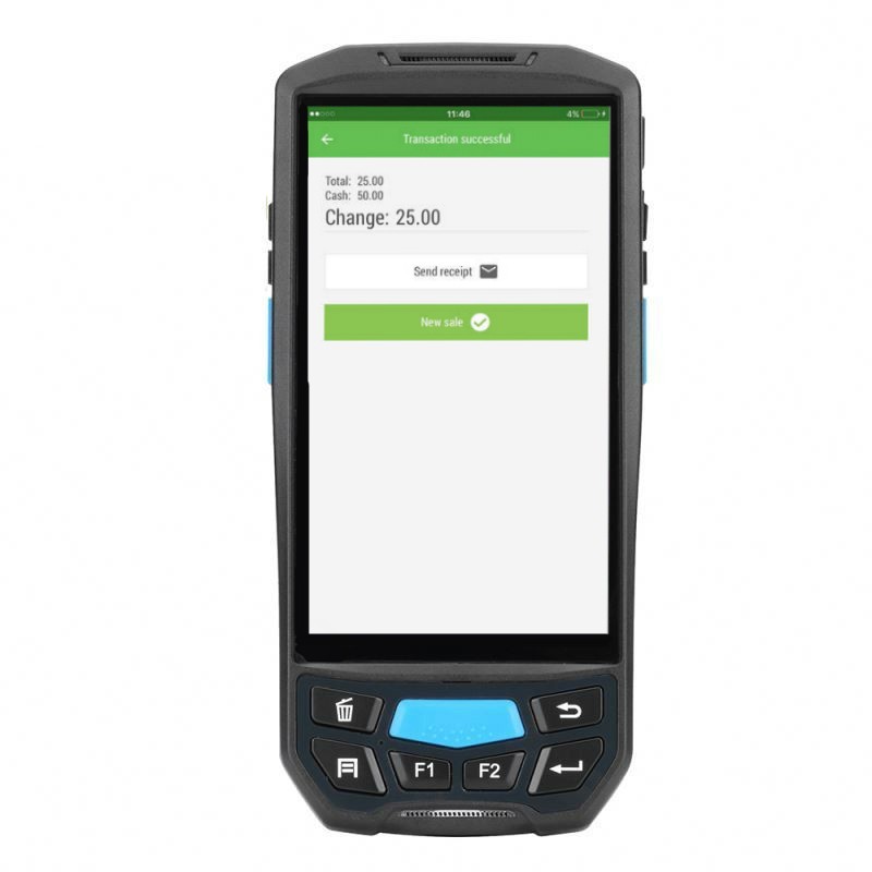 Android POS Loyverse touchscreen, cititor coduri bare 1D, slot SIM, microSD image2