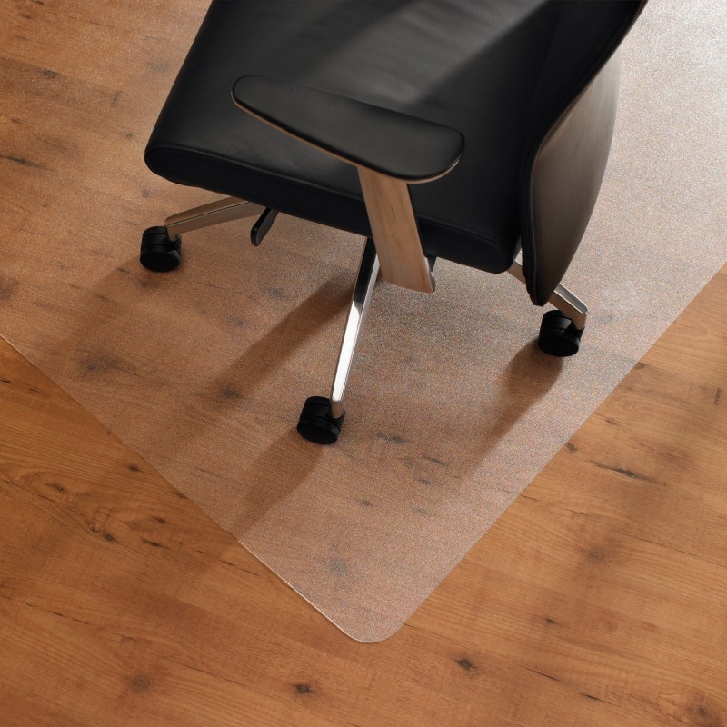 Suport de scaun pentru protectie podea, 100×140 cm, PVC transparent mat 100x140