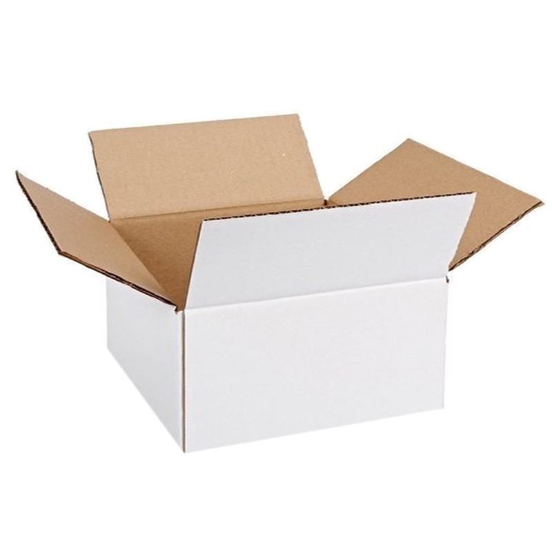Cutie carton 120x120x70, alb, 3 straturi CO3, 470 g/mp cartuseria.ro