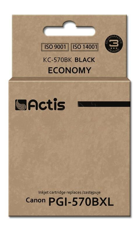 Cartus compatibil PGI-570XL Black, 22 ml, Actis Actis imagine 2022 depozituldepapetarie.ro