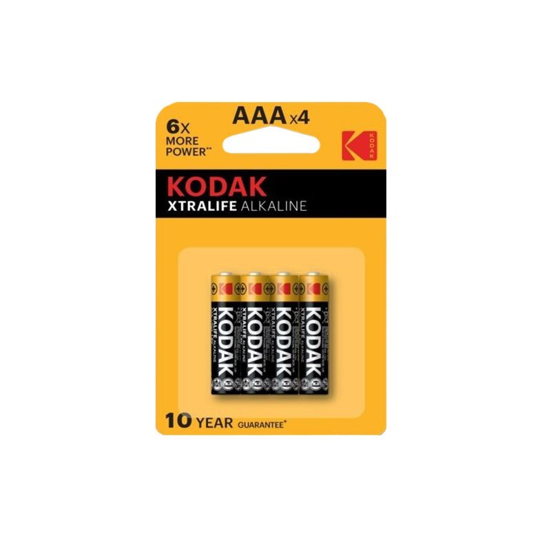 Set 4 baterii R3 AAA Kodak, alcaline, 1.5V cartuseria.ro poza 2021
