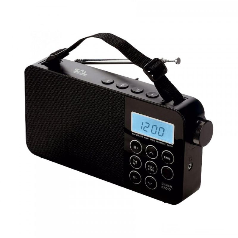Radio digital AM/FM/SW, ceas LCD, functie alarma, temporizator oprire cartuseria.ro