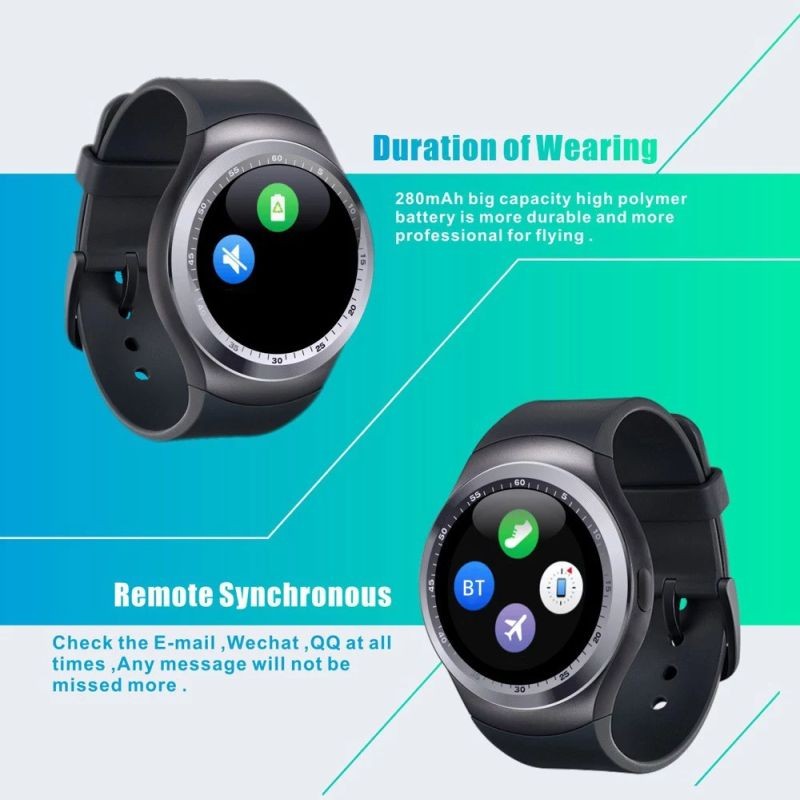 Smartwatch Bluetooth 4.0, touchscreen LCD 1.54 inch, 16 functii, Android/iOS 1.54