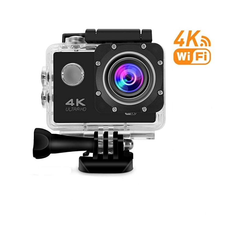 Camera video sport 4K Ultra HD, 22 fps, Wi-Fi Hotspot, LCD 2 inch, HDMI, 18 accesorii cartuseria.ro imagine 2022 cartile.ro
