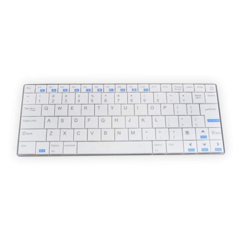 Mini tastatura bluetooth Rii ultra slim 5.8 mm Alb - imagine 9