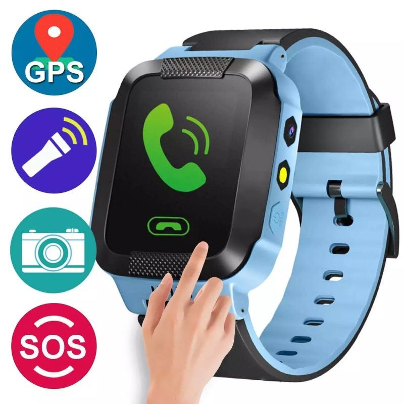 Ceas smartwatch copii cu localizare, functie telefon, handsfree, buton SOS, lanterna, camera foto cartuseria.ro