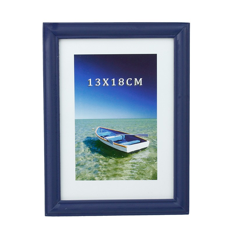 Rama foto Green Ocean, format 13x18 cm, cadru lemn, suport birou Albastru - imagine 11