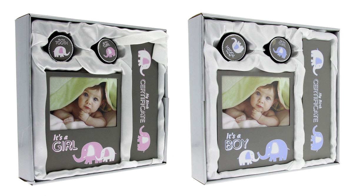 Rama foto Baby Evan 10×15, set cutiuta suvita dintisor, certificat, cutie eleganta Albastru cartuseria.ro
