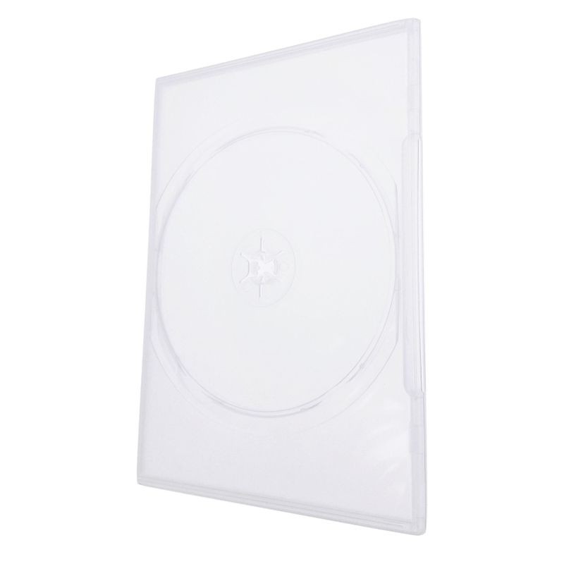 Carcasa 2 DVD-uri AMARAY, dimensiuni 19×13.5 cm, culoare alb