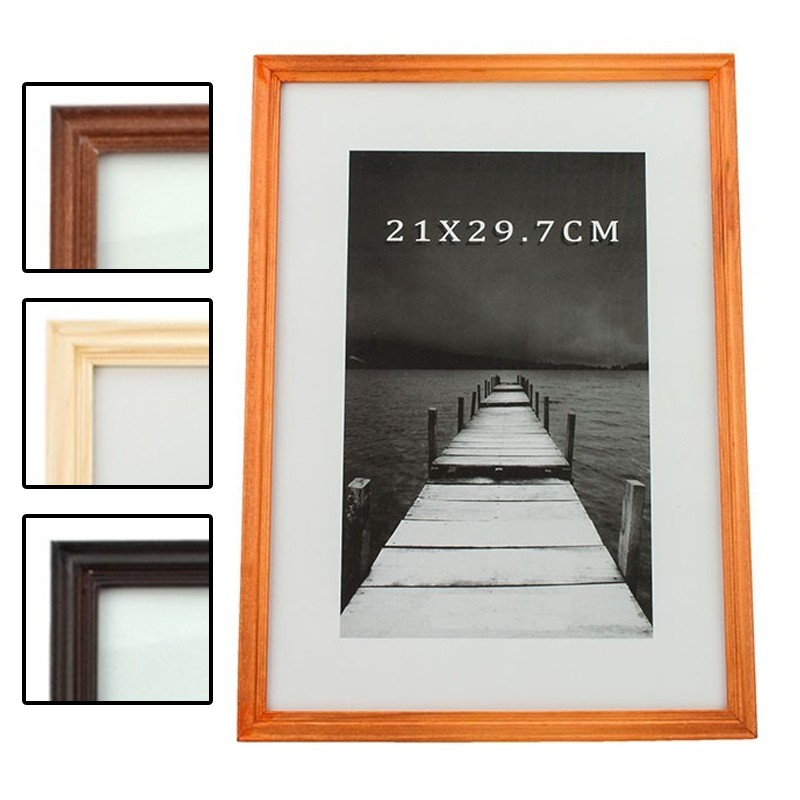 Rama foto Alvin din lemn, 21×29,7 cm Mahon