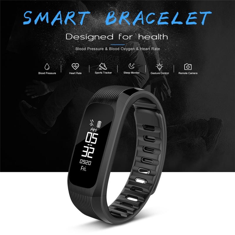 Bratara fitness monitor ritm cardiac, bluetooth si display OLED - imagine 12