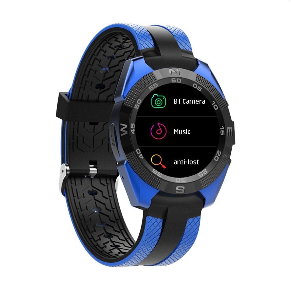 Smartwatch bluetooth 4.0, touchscreen LCD, 14 functii, Android iOS, SoVogue Argintiu 4.0
