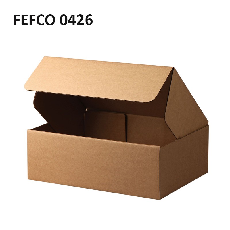 Cutii carton personalizate autoformare, microondul E 360g natur, FEFCO 0426 cartuseria.ro imagine 2022 cartile.ro