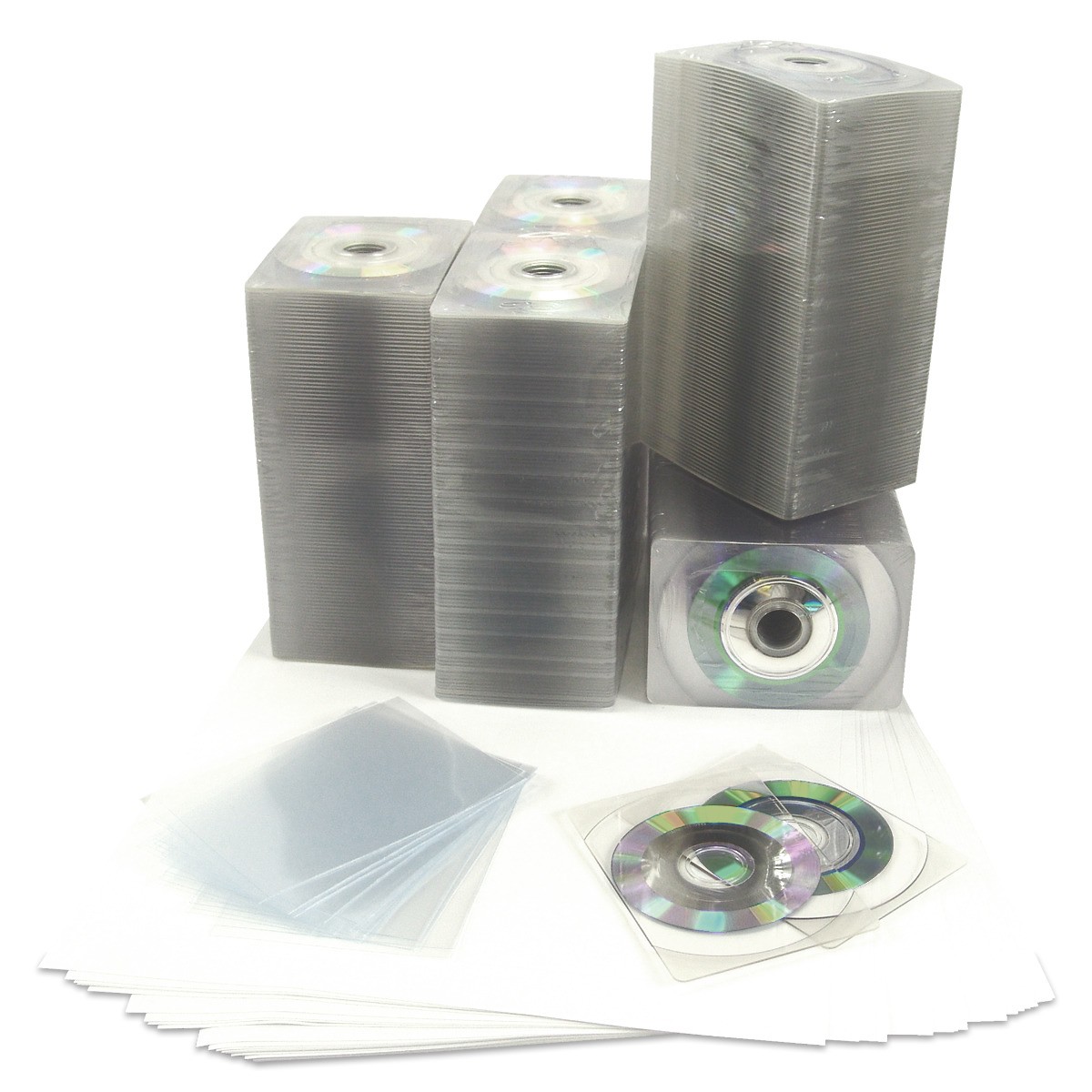 Mini CD-R Inkjet printabil cu plic, 24X, 40 MB, Business Card CD set 100 buc 100