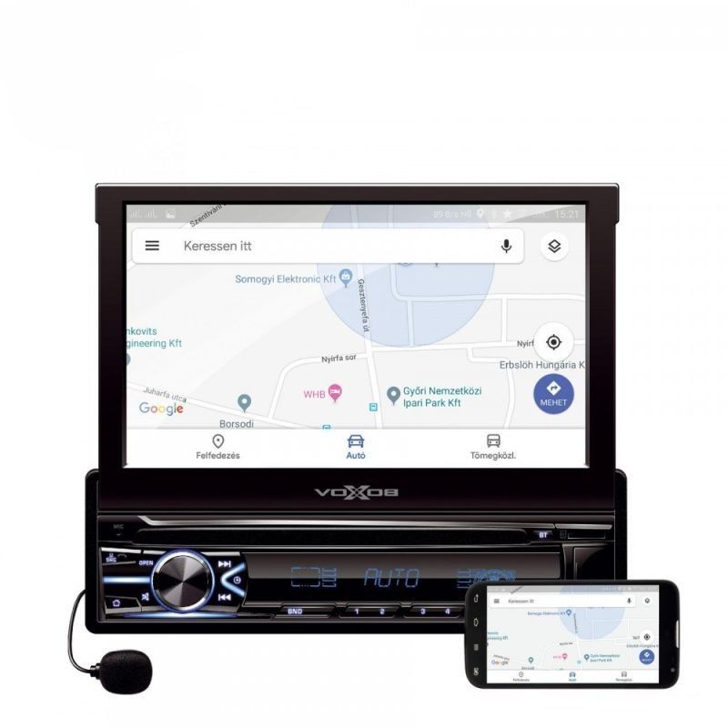 Radio FM auto touchscreen TFT LCD 7 inch, mirrorlink, slot USB/SD, telecomanda cartuseria.ro imagine 2022 cartile.ro