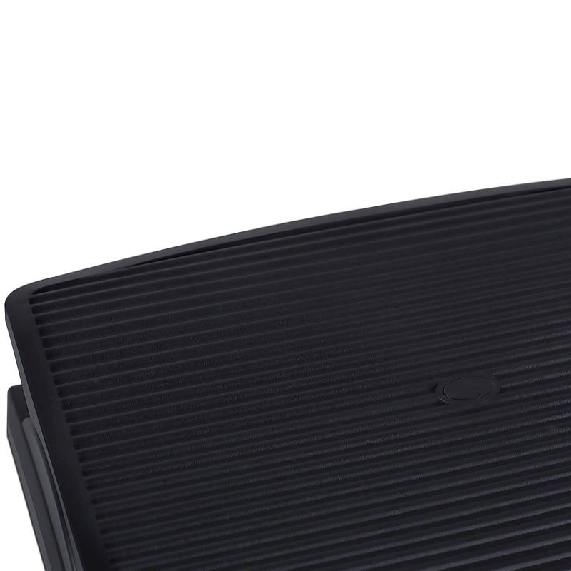 Suport ergonomic pentru picioare, unghi reglabil, suprafata antiderapanta, 45x35cm, negru - imagine 10