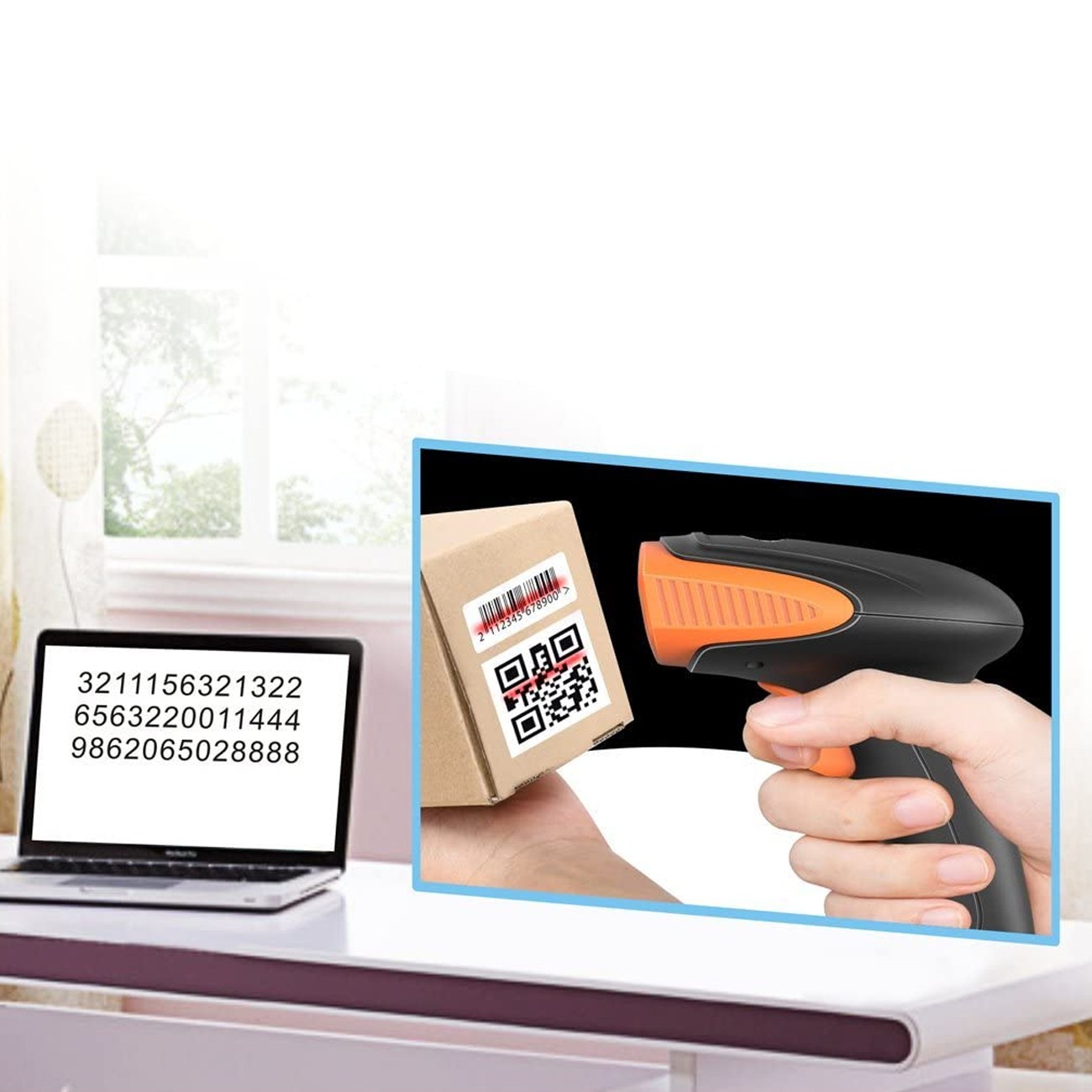 Cititor cod bare 2D, conexiune fir USB, senzor CMOS, 500 scan/s, ARM 32-bit Coretx image3