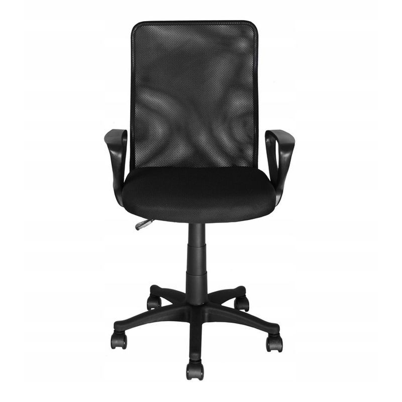 Scaun ergonomic de birou, inaltime reglabila 90-102 cm, roti cauciuc, mesh negru - imagine 5