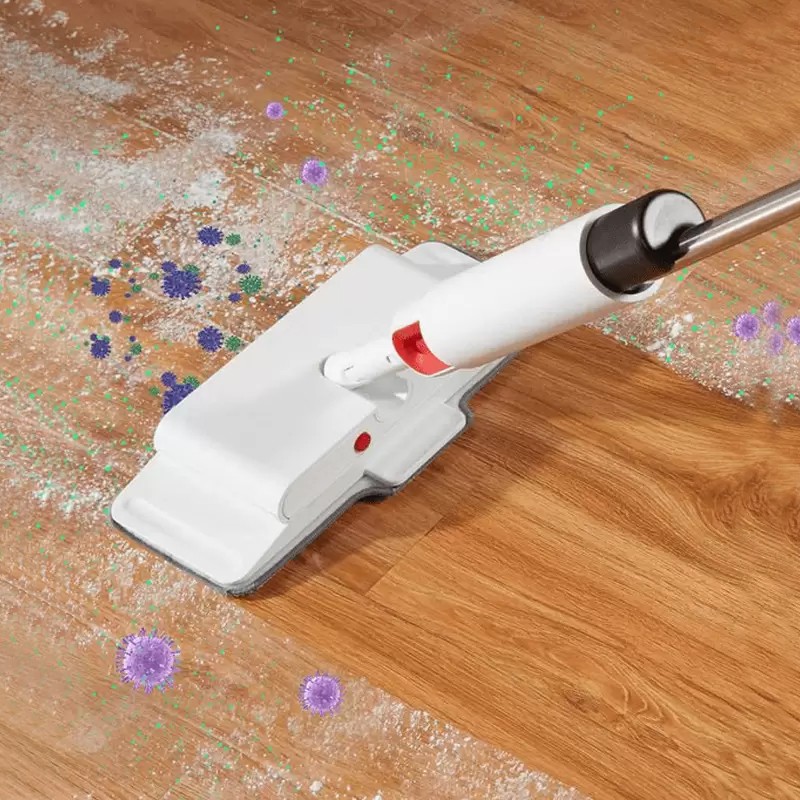 Mop 2 in 1 cu pulverizator Xiaomi Deerma, colector praf 230 ml, cap rotativ 360 grade, rezervor 280 ml, ergonomic - imagine 7