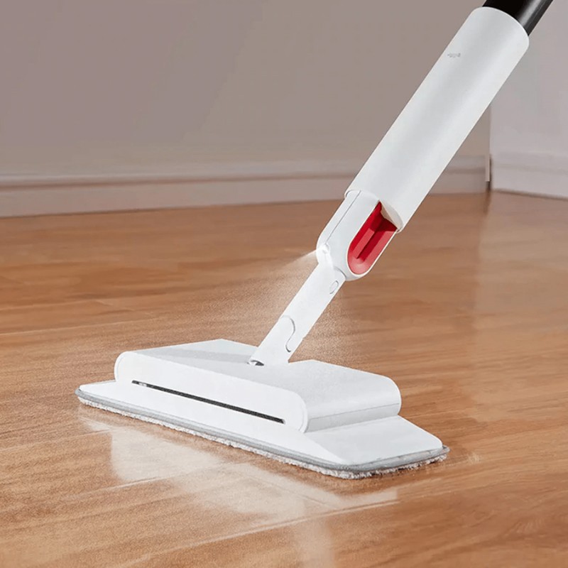Mop 2 in 1 cu pulverizator Xiaomi Deerma, colector praf 230 ml, cap rotativ 360 grade, rezervor 280 ml, ergonomic - imagine 6