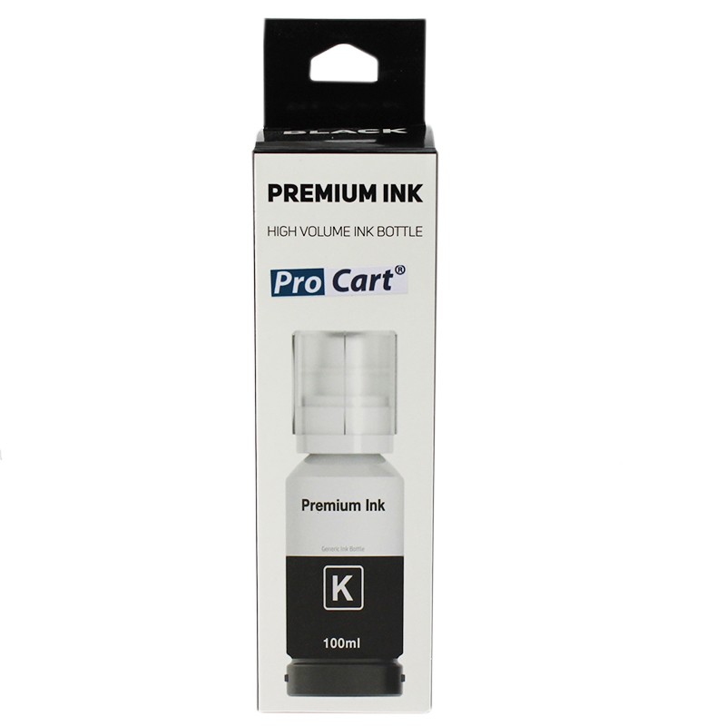 Cerneala compatibila Premium Epson L102, L103, L105, L106 EcoTank, flacon XXL 100 ml Negru - imagine 2