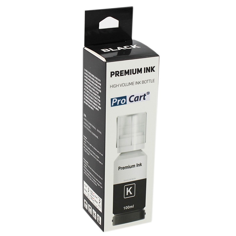 Cerneala compatibila Premium Epson L102, L103, L105, L106 EcoTank, flacon XXL 100 ml Negru - imagine 10