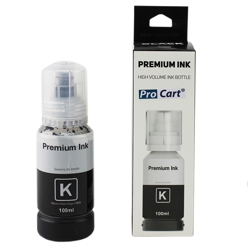 Cerneala compatibila Premium Epson L102, L103, L105, L106 EcoTank, flacon XXL 100 ml Negru - imagine 6