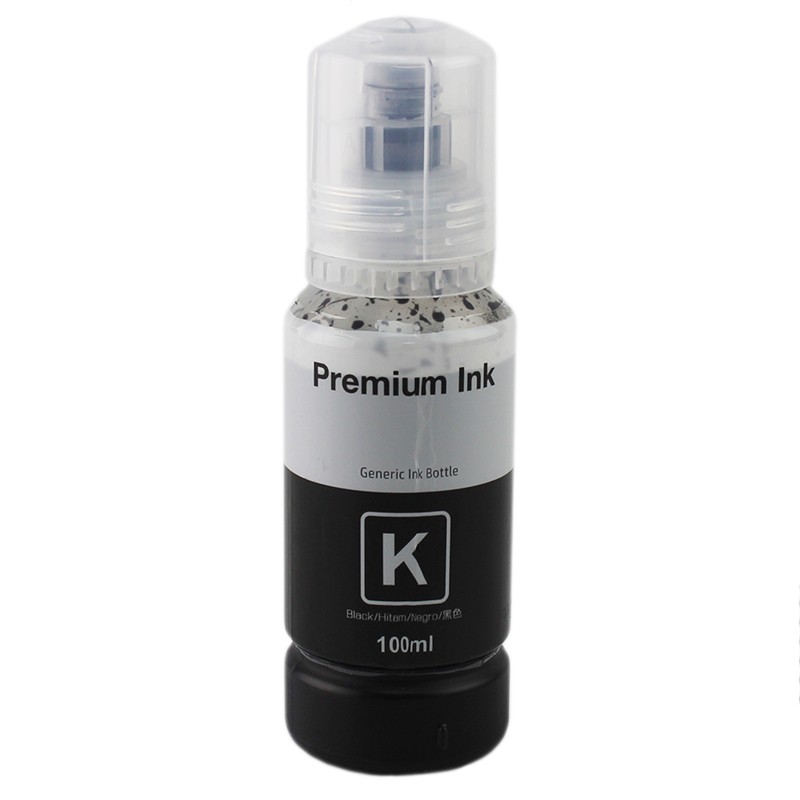 Cerneala compatibila Premium Epson L102, L103, L105, L106 EcoTank, flacon XXL 100 ml Negru - imagine 11