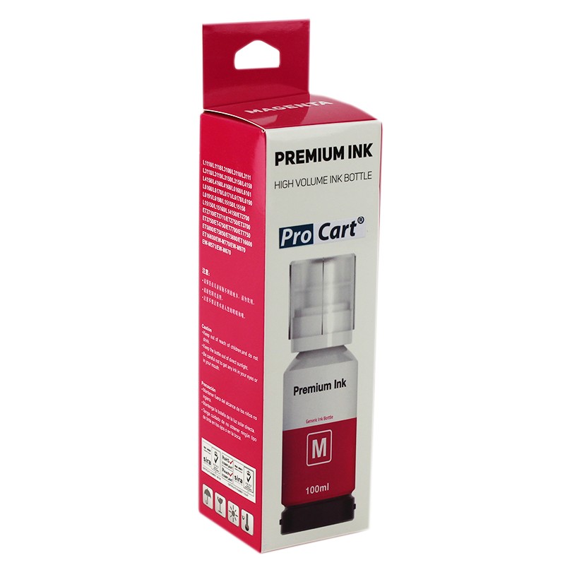 Cerneala compatibila Premium Epson L102, L103, L105, L106 EcoTank, flacon XXL 100 ml Negru - imagine 19