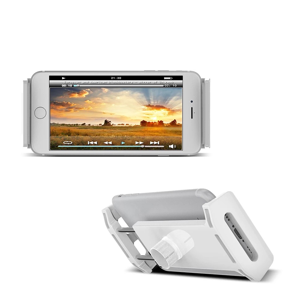 Suport pentru smartphone, brat flexibil 70 cm, clema telescopica 3.5 -10.5 inch, alb - imagine 11