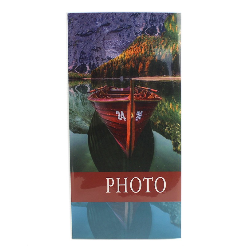 Album foto Barca, stocare 96 poze 10×15, 16 file legate tip carte, personalizabil cartuseria.ro
