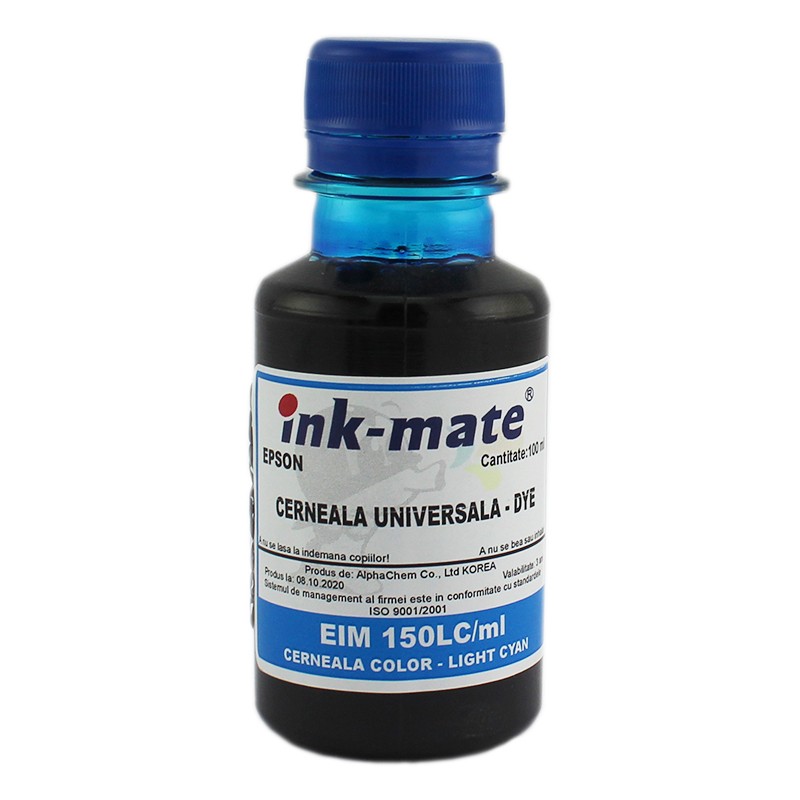 Cerneala universala Dye compatibila Epson, Light Cyan 1000 ml cartuseria.ro
