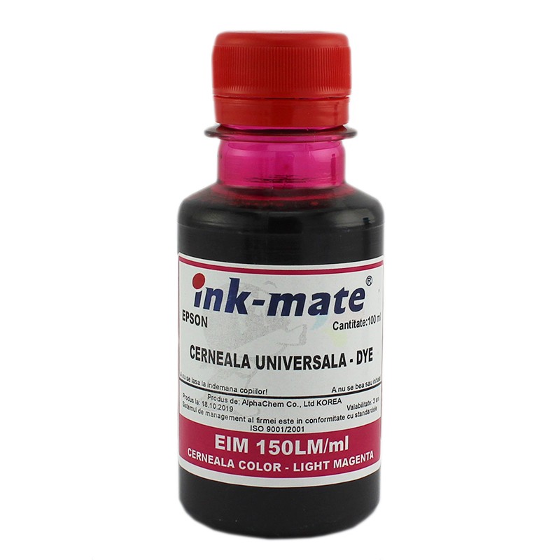 Cerneala foto refill Light Magenta (rosu deschis) pentru imprimante Epson 100 ml cartuseria.ro