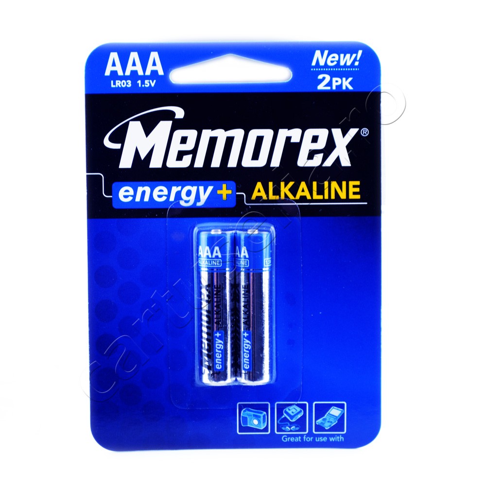 Set 2 baterii alcaline Memorex 1.5V R3 cartuseria.ro
