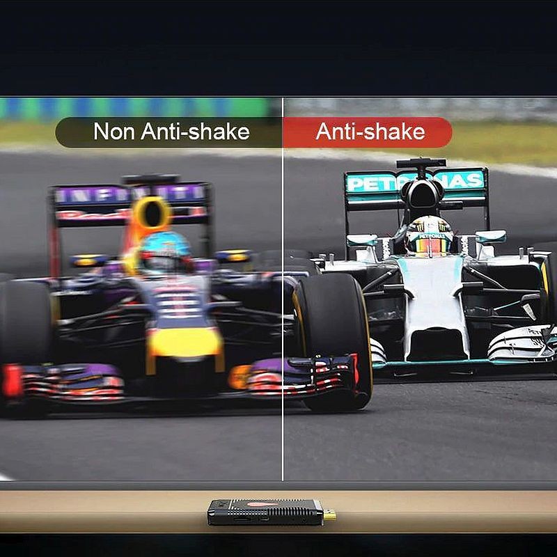 Dongle TV Android 10, Quad Core 1.35 Ghz, 4K 60FPS, HDMI, slot TF, cu telecomanda - imagine 5