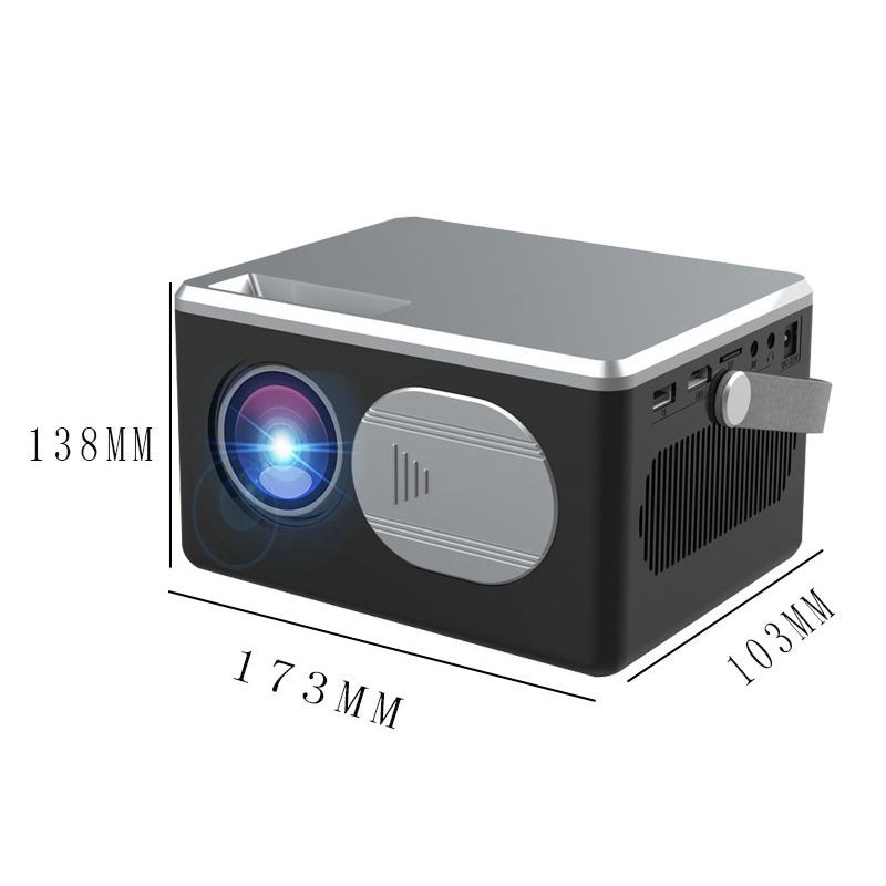 Video proiector LED Full HD, Android, difuzor incorporat 6W, HDMI, USB, SD, telecomanda - imagine 17