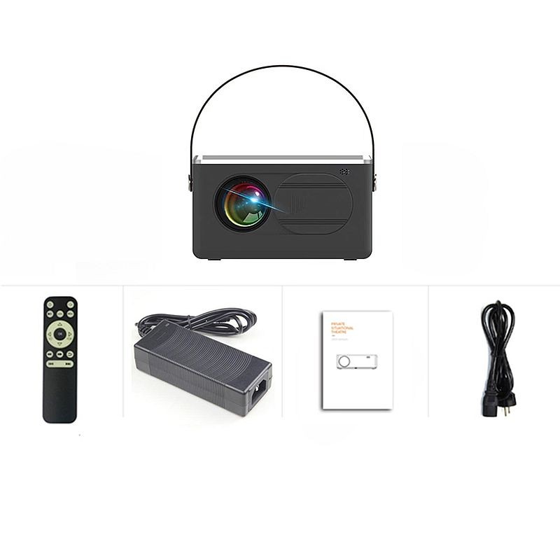 Video proiector LED Full HD, Android, difuzor incorporat 6W, HDMI, USB, SD, telecomanda - imagine 18