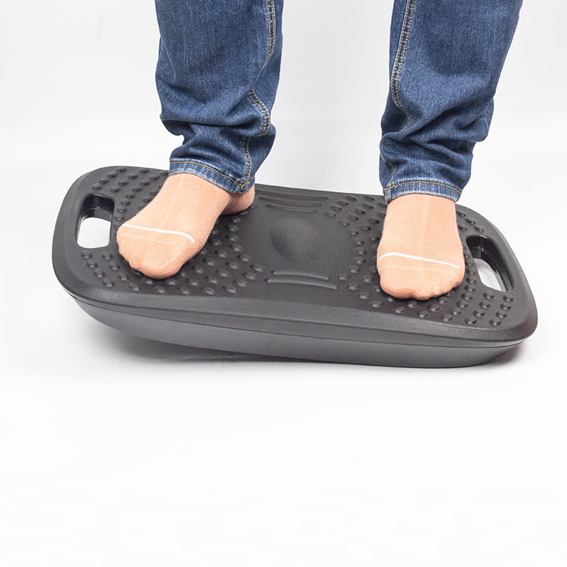 Suport ergonomic pentru picioare, cu balans, suprafata texturata, 51.5×34.5×8.5 cm cartuseria.ro poza 2021