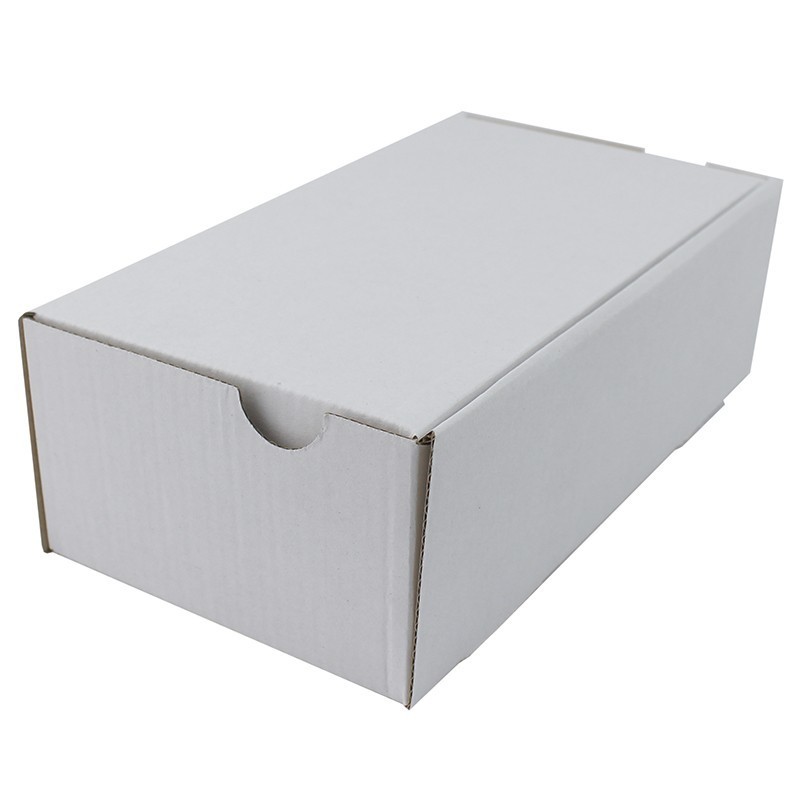 Cutie carton cu autoformare 130x90x35 alb, microondul E 400 g, FEFCO 0426