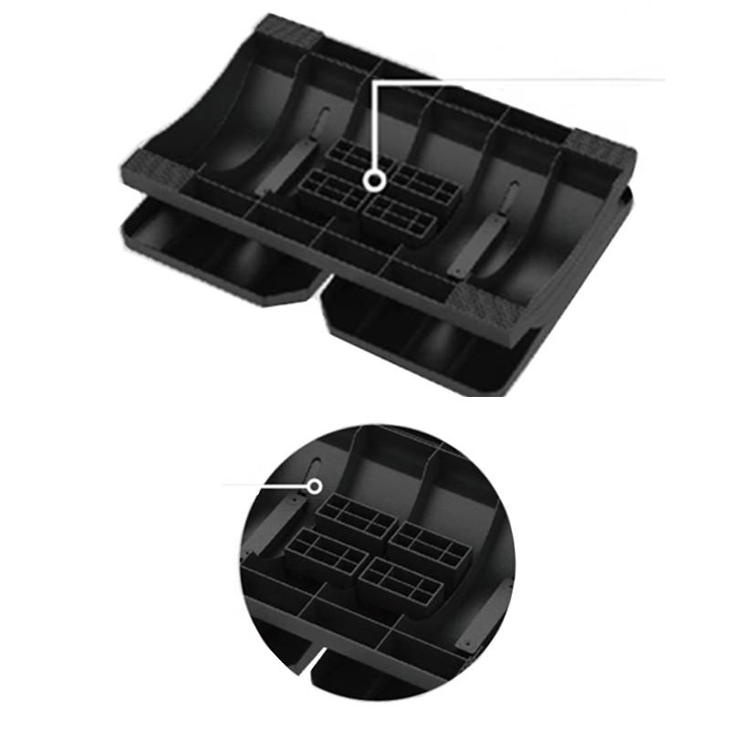 Suport ergonomic pentru picioare, ajustabil, balans independent, rola masaj - imagine 5