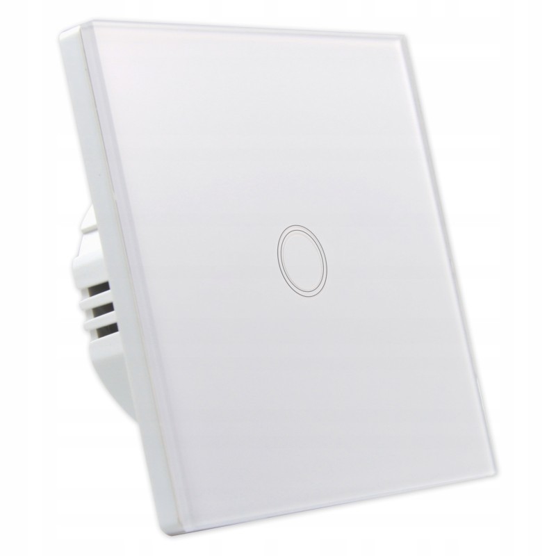 Intrerupator touch simplu, LED indicator, incastrabil, culoare alb cartuseria.ro imagine 2022 depozituldepapetarie.ro