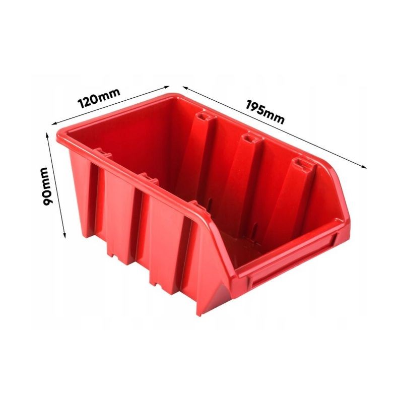 Organizator scule, 10 cutii, 22 suporturi, panou mural atelier 79.5x38.5 cm - imagine 9