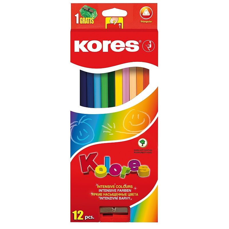 Creioane colorate super soft, pigmentate, set 12 culori cartuseria.ro