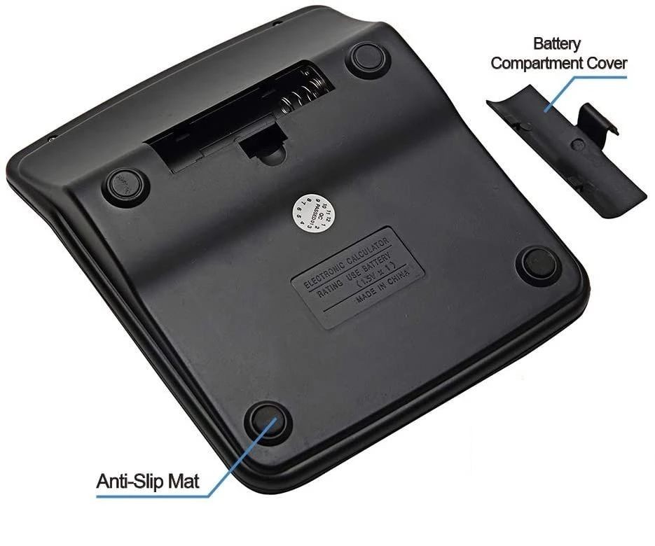 Calculator pentru birou, 12 digiti, baterie si incarcare solara, Joinus - imagine 5