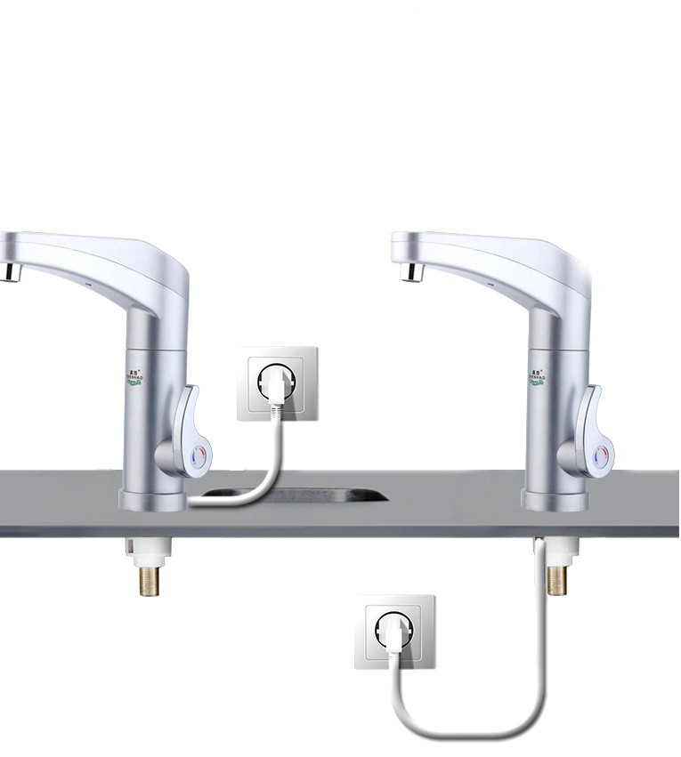 Robinet electric 3500W, afisaj LCD, touchscreen, temperatura reglabila, RESIGILAT - imagine 13