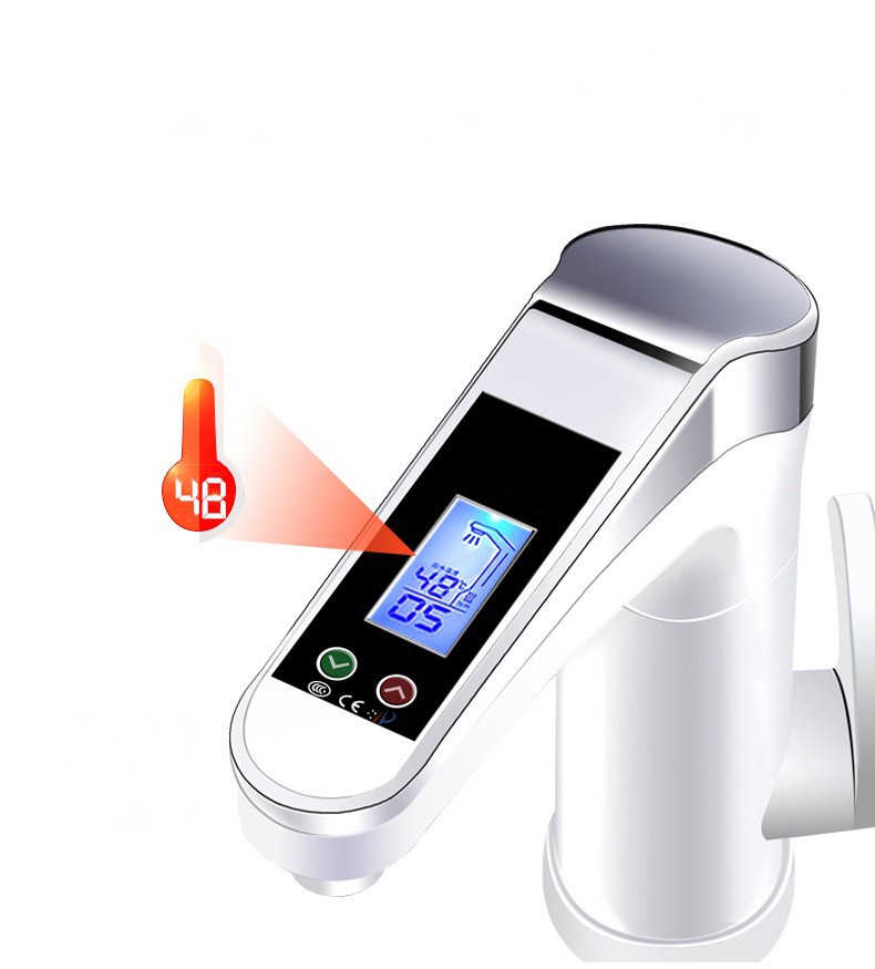 Robinet electric 3500W, afisaj LCD, touchscreen, temperatura reglabila, RESIGILAT - imagine 15