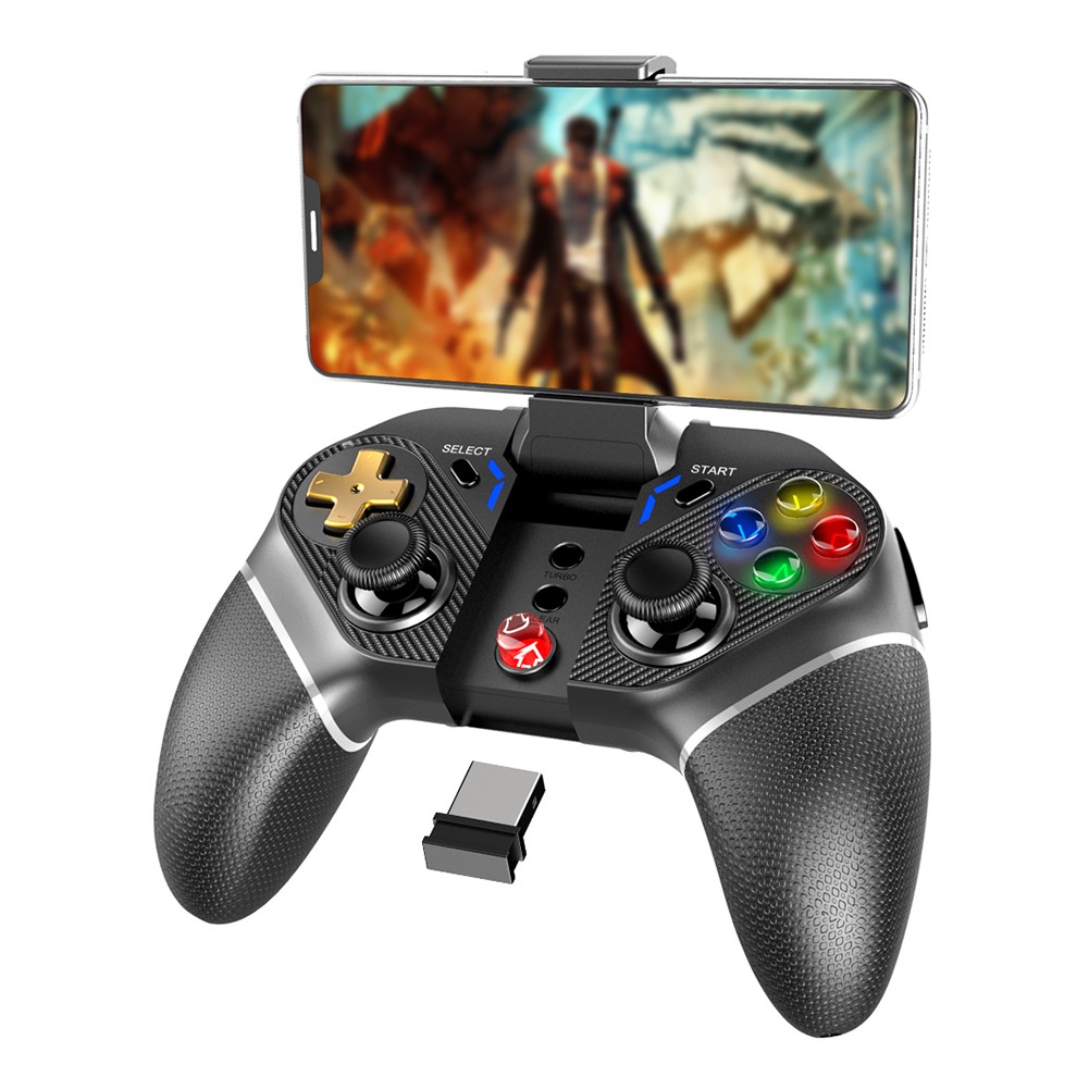 Gamepad Wireless, PS3/PC/Android/iOS, TURBO, suport smartphone latime 8 cm cartuseria.ro